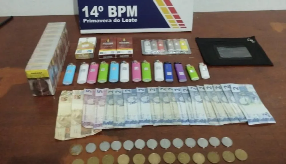 Polícia Militar prende dupla após furto a conveniência de posto de combustível em Primavera do Leste